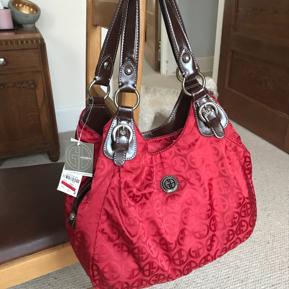 Giani Bernini Red Circle Purse
